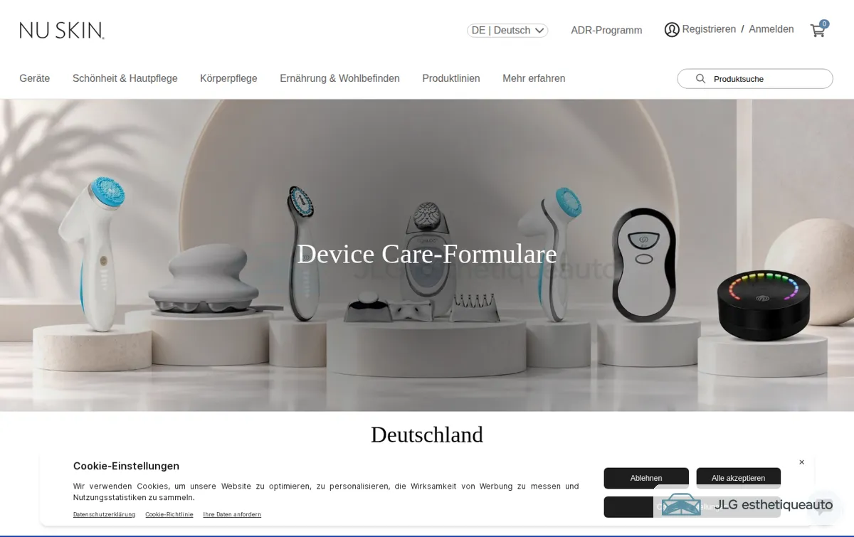 Capture : Device Care | Nu Skin Kundenservice