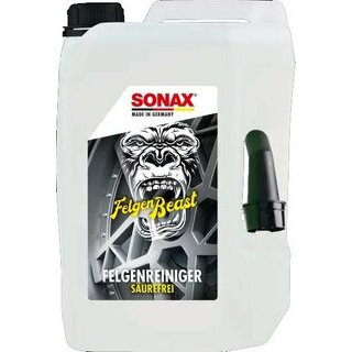 SONAX Nettoyant jantes et décontaminant ferreux “La bête” 5 litres