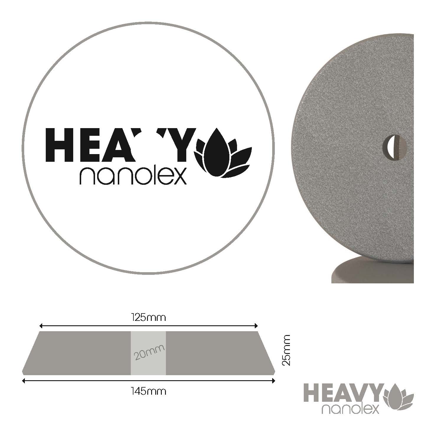 NANOLEX Heavy Cut pads (standards) 145x25x125 mm DA (à l’unité)