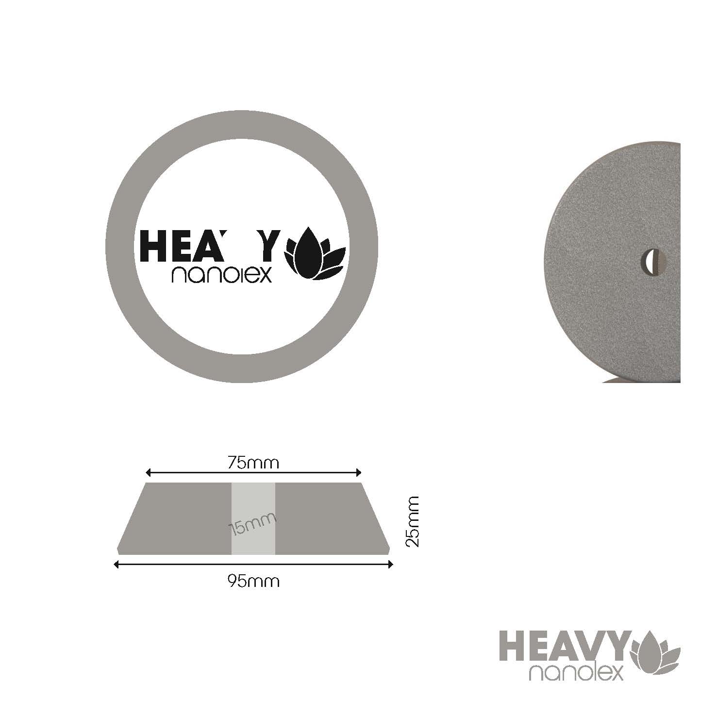 NANOLEX Heavy Cut pads (standards) 95x25x75 mm DA (à l’unité)