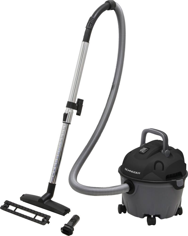 SCHNEIDER Aspirateur eau et poussière 10L 230V 1200W cuve plastique/souffleur garantie 5 ans