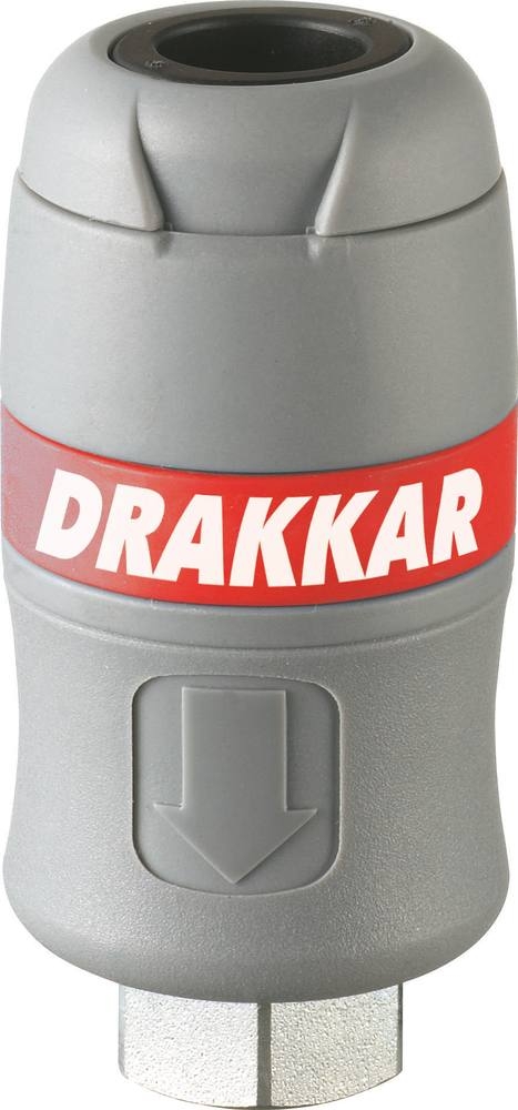 DRAKKAR Raccord rapide femelle passage d’air 6mm filetage femelle 1/4″